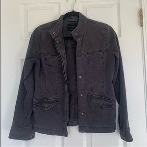 Lucky Brand Gray Utility Jacket Size Extra Small